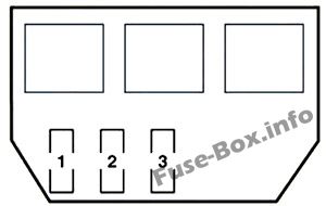 Additional Fuse Box: Lexus GS 350, GS 430, GS 460 (2006, 2007, 2008, 2009, 2010, 2011)