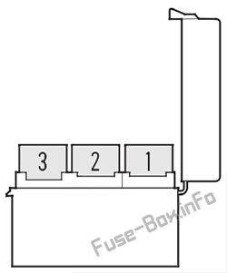 VSA fuse box diagram: Acura CL (2000, 2001, 2002, 2003)