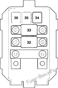 Fuse Box Diagram Honda S2000 (1999-2009)